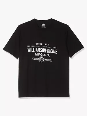 Buy Dickies Workwear Castleton T-Shirt Short Sleeve Small Black SH5022 • 6.99£