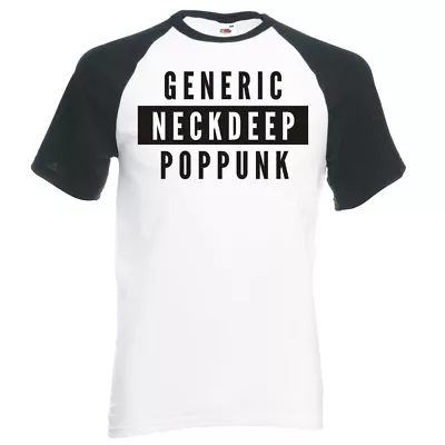 Buy Neck Deep  Generic Pop Punk  Raglan Baseball T-shirt • 14.99£