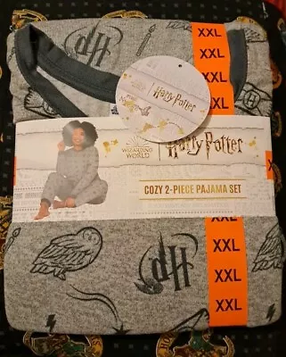 Buy NWT Harry Potter Pajamas Set 2XL Womens 2 Pc Jogger & Lounge Set Grey Size XXL • 15£
