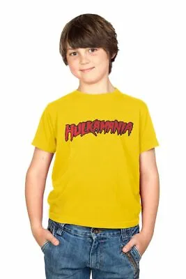 Buy Youth Wrestling WWE Hulk Hogan Hulkamania Yellow Costume T-shirt Licensed Tee • 16.02£