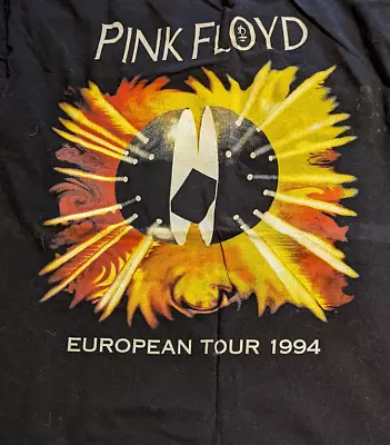 Buy Vintage 90’s 1994 Pink Floyd European Tour T-Shirt • 25£