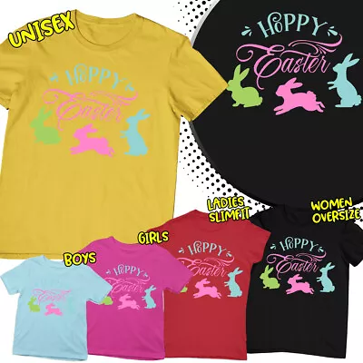 Buy Happy Easter Cute Bunny Making Craft Spring Festival Family Tee T-Shirt #ED • 7.59£