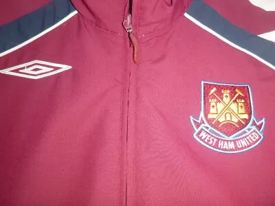 Buy West Ham Official Umbro Hooded Jacket Medium Mens • 18£