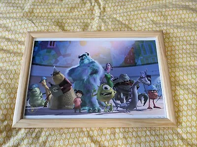 Buy Pixars Monsters Inc Lithograph (2002) Framed collectors Commemorative Merch • 12.99£