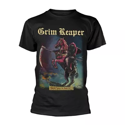 Buy GRIM REAPER - SEE YOU IN HELL - Size L - New T Shirt - J72z • 17.15£