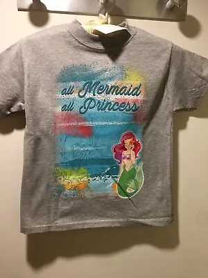 Buy Disney Parks Little Mermaid Ariel Tshirt Xs 3-4 4-5 • 8.50£