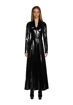 Buy Trinity The Matrix Long Pvc Leather Coat Jacket Erotic Cosplay Dominatrix New!! • 35.99£