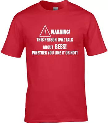 Buy Bees Mens T-Shirt Funny Gift Bee Keeper Honey Farm Hive Farmer Wax Insects Cool • 11.99£