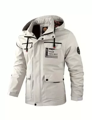 Buy Mens Fashionable White Bomber Jacket, Spring Summer Jacket, Lightweight Jacket. • 45£
