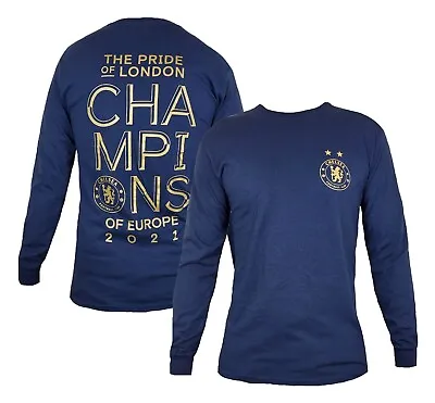 Buy Chelsea FC Football T Shirt Mens Small Long Sleeve Champions Top S CHT52 • 12.95£