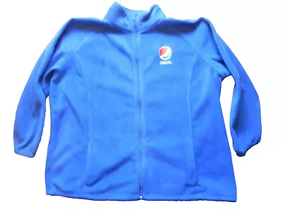 Buy Pepsi Harriton Jacket Womens 3XL XXXL Full Zip Fleece Pocket Outerwear Ladies • 27.48£