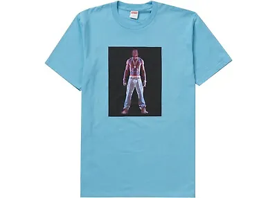 Buy Supreme Tupac Hologram Tee SS20 Light Slate Size M NEW In Original Packaging • 65£