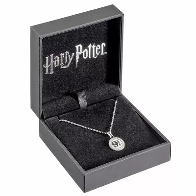 Buy Harry Potter Sterling Silver Crystal Necklace 9 & 3 Quarters Official Product • 54.99£