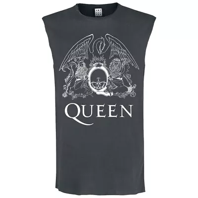 Buy Amplified Mens Line Art Queen Vest Top GD1070 • 28.59£