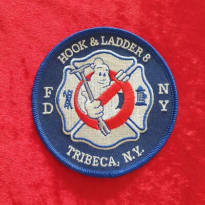 Buy Patch F.D.N.Y. Hook & Ladder 8 Ghostbusters Fire Department New York Frozen Empire • 11.16£
