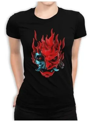 Buy Cyberpunk - Samurai Black Woman T-Shirt - M • 23.99£
