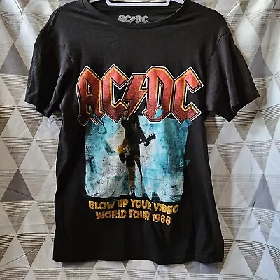 Buy AC/DC Blow Up Your Video World Tour 1988 T-Shirt - Size Small - Official Merch • 9.95£
