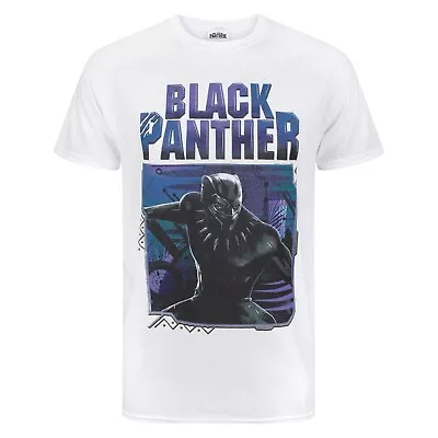 Buy Marvel Black Panther Mens T-Shirt NS4427 • 16.69£
