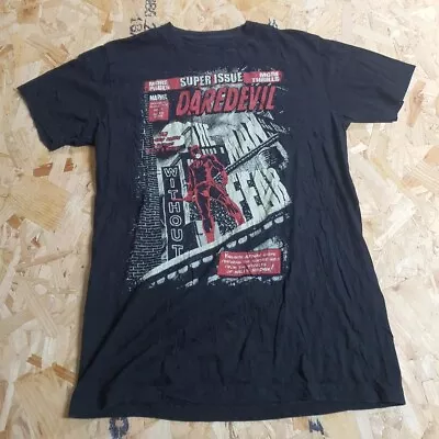 Buy Marvel Graphic T Shirt Black Adult Medium M Mens Daredevil Summer • 11.99£