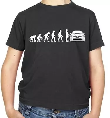 Buy Evolution Of Man Impreza Driver Kids T-Shirt - Car Owner - Scooby - Subies • 11.95£