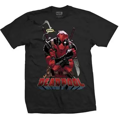 Buy Marvel Comics Deadpool Gonna Die Black Cotton T Shirt Mens XX Large Official • 9.95£
