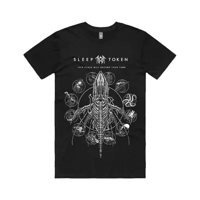 Buy Sleep Token Tomb Whale Black Unisex T-Shirt New & Official Metal Merch • 16.35£