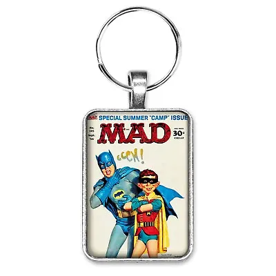 Buy Mad Magazine #105 Cover Key Ring Or Necklace Batman TV Show Spoof Robin Jewelry • 12.49£