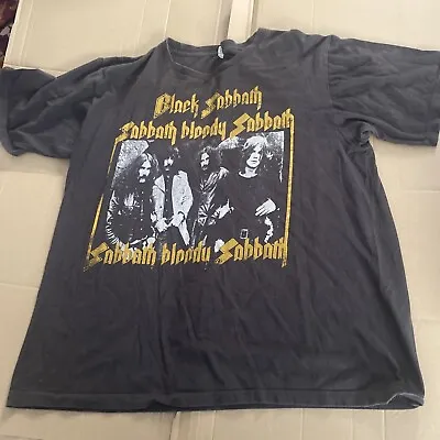 Buy BLACK SABBATH “Sabbath Bloody Sabbath”Vintage T-shirt Sz 44” Chest • 26£