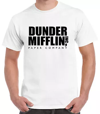 Buy DUNDER MIFFLIN INC - The Office Inspired T Shirt With Motif - Interesting Gift • 8.95£