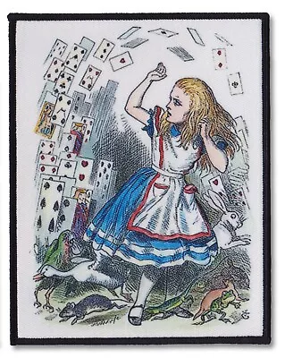 Buy Alice In Wonderland Sew-on Patch Cards Hearts Spades Victorian Lewis Carroll • 4.95£