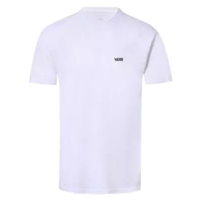 Buy Vans Men’s Left Chest Logo Cotton Short Sleeve T-Shirt White • 14£