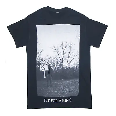 Buy Fit For A King Mens God Hates No One Black Short Sleeve Band T-Shirt S • 12.99£