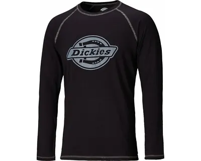 Buy Dickies Atwood Long Sleeve T-shirt Black Base Layer Work Top Mens Size M/l *new* • 11.99£