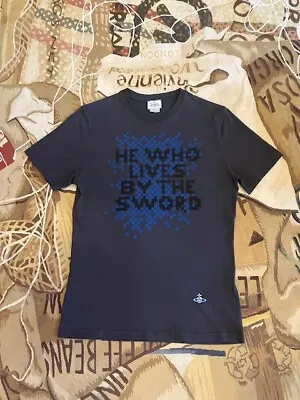 Buy Pre-loved Vivienne Westwood Man He Who Lives By The Sword T-shirt Size M • 70£