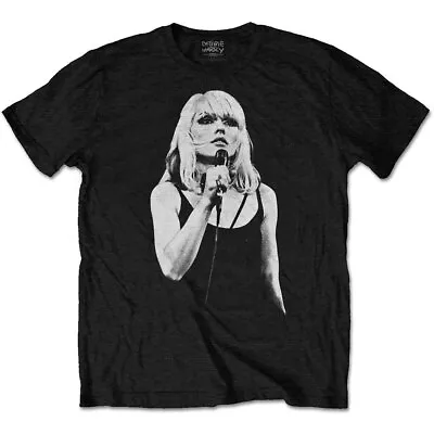 Buy Blondie Debbie Harry Mic Pose 2 Parallel Lines Official Tee T-Shirt Mens • 15.99£