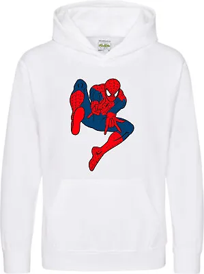 Buy Spiderman Hoodie, Spider Superhero Pullover, Spider Man Comics, Unisex Hood Top • 23.99£