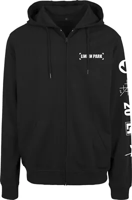Buy Merchcode Hoodie Linkin Park Anniversary Logo Zip Hoody Black • 56.76£