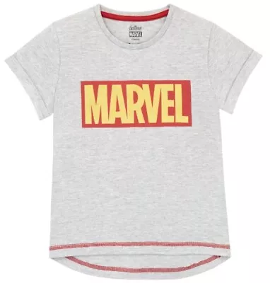 Buy BNIP New Disney Grey Marvel Avengers Endgame T-Shirt - Age 4-5Y - Marvel Logo • 8£