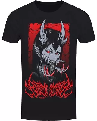 Buy Demonic Bite Black T-Shirt, Hell Demon, Horror Gothic Occult Anime, Pinku Kult • 18.50£