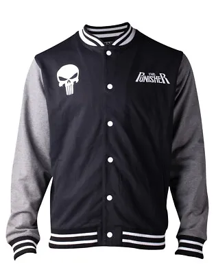 Buy The Punisher Skull Logo Varsity Jacket Size Small Marvel Comics • 39.99£