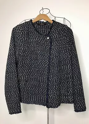 Buy Next Tailoring Ladies Jacket, Size 12, Navy/gold Speckled Detail, Immaculate • 12£