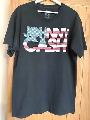 Buy Johnny Cash Man's T-shirt - Black - Size L • 2.50£