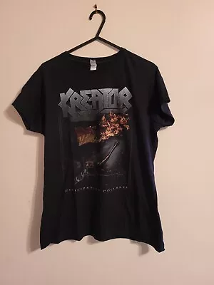 Buy Kreator Civilization Collapse Shirt Size L Ladies Fit Thrash Slayer Anthrax • 15£