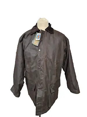 Buy Game Men's Brown Waxed Jacket Size XL New With Tags • 35£