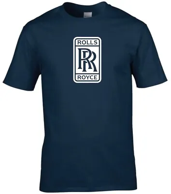 Buy Rolls Royce Car Logo Premium Cotton T-shirt • 14.99£