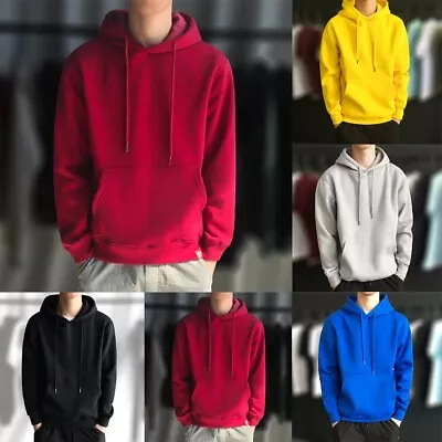 Buy Stylish Men's Hoodies Hoodies Long Sleeve Pullover Regular Sweatshirts • 13.57£