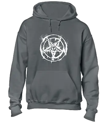 Buy Dripping Pentagram Hoody Hoodie Devil Hell Satan Ouija Board Supernatural Top • 16.99£