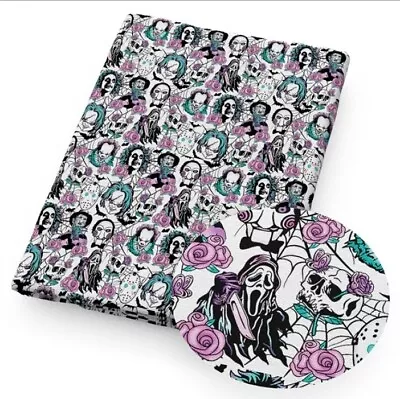 Buy Beetlejuice FAUX LEATHER SHEET 8  X 12  Boys Of Horror 1231450 Smooth • 2.65£