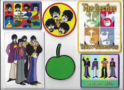 Buy Lot Of 6 THE BEATLES Yellow Submarine IRON-ON PATCHES Official Licensed Merch • 15.99£