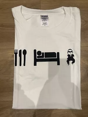 Buy PSY Eat Sleep Gangnam Style Unisex T-Shirt Rare Collectable Official Merch Large • 0.99£
